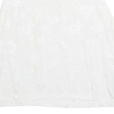 ULUWATU Womens Vest White Sleeveless Floral S