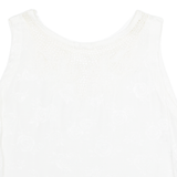 ULUWATU Womens Vest White Sleeveless Floral S