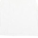 ULUWATU Womens Vest White Sleeveless Floral S