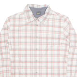 SALEWA Womens Printed Shirt Pink Collared Long Sleeve Check UK 16