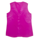 BANANA REPUBLIC Womens Vest Pink V-Neck Sleeveless XS