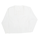 Womens Top White Long Sleeve M