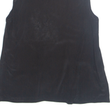 SANDRO Womens Vest Black Sleeveless Silk S