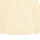CREATION Womens Shirt Yellow Collared Long Sleeve 90s L
