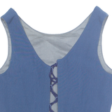 Womens Corset Blue Sleeveless S