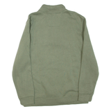 NAUTICA Mens Sweatshirt Green 1/4 Zip L