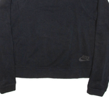 NIKE Womens Sweatshirt Black Crew Neck M