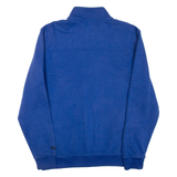 PUMA Full Zip Mens Sweatshirt Blue High Neck L