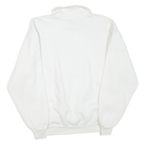 JERZEES Womens Sweatshirt White Collared L