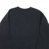 RUSSELL ATHLETIC Volleyball Mens Sweatshirt Black Crew Neck L