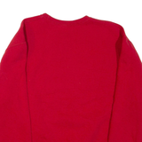 RUSSELL ATHLETIC New Palestine Wrestling Mens Sweatshirt Red Crew Neck XL