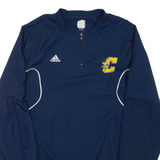 ADIDAS X NFL Minnesota Vikings Mens Sweatshirt Blue 1/4 Zip L