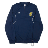 ADIDAS X NFL Minnesota Vikings Mens Sweatshirt Blue 1/4 Zip L