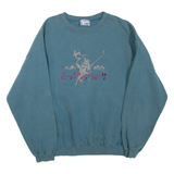 LEE Sport Golf Mens Sweatshirt Blue Crew Neck L