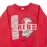 FRUIT OF THE LOOM Cincinnati Reds Mens Sweatshirt Red Crew Neck USA XL