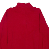 CHAPS Mens Sweatshirt Red 1/4 Zip L