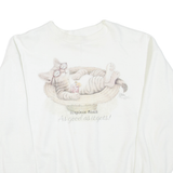 OCEAN FASHIONS Virginia Beach Womens Sweatshirt White Crew Neck USA L