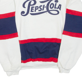 J.J MACINTYRE Pepsi Cola Mens Sweatshirt White Crew Neck L