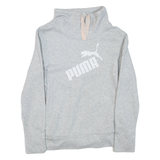 PUMA Womens Sweatshirt Grey High Neck UK 16