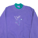 LEE Womens Sweatshirt Purple Crew Neck XL
