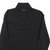CALVIN KLEIN Mens Sweatshirt Black 1/4 Zip M