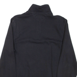 TOMMY HILFIGER Mens Sweatshirt Black 1/4 Zip M