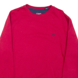 CHAPS Mens Sweatshirt Red Crew Neck M
