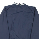 HOLLOWAY Training Mens Sweatshirt Blue 1/4 Zip S