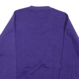 JERZEES Traverse City Mens Sweatshirt Purple Crew Neck USA XL