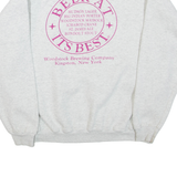 LEE Woodstock Brewing Co Mens Sweatshirt Grey Crew Neck USA XL