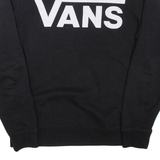 VANS Mens Sweatshirt Black Crew Neck S