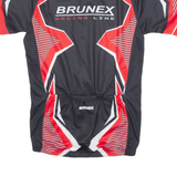 BRUNEX Cycling Mens Jersey Black High Neck L