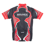 BRUNEX Cycling Mens Jersey Black High Neck L