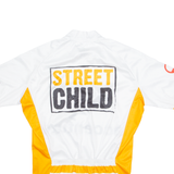 SELEKT Cycling Mens Jersey White High Neck L