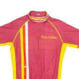 TZAMO Cycling Mens Jersey Maroon High Neck L
