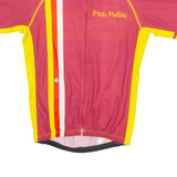 TZAMO Cycling Mens Jersey Maroon High Neck L