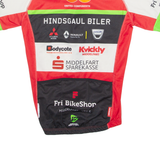 BERGAMO Cycling Mens Jersey Red High Neck S