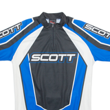 SCOTT Cycling Mens Jersey Black High Neck L