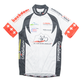 CUORE Cycling Mens Jersey White High Neck S