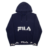 FILA Mens Blue Hoodie M