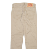 LEVI'S 511 Mens Trousers Beige Slim Straight W28 L30