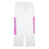 DICKIES 874 Workwear Mens Trousers White Regular Straight W34 L32