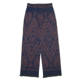 OPAL CLOSET Womens Trousers Blue Loose Straight W26 L27