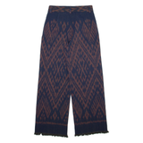 OPAL CLOSET Womens Trousers Blue Loose Straight W26 L27