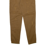 LOFT 1 Distressed Mens Trousers Brown Slim Tapered W28 L28
