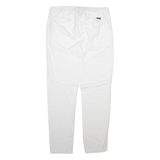 Womens Trousers White Regular Straight W32 L32