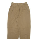 EMILIO NANDINI Womens Trousers Brown Relaxed Tapered 90s W24 L27