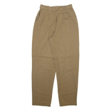 EMILIO NANDINI Womens Trousers Brown Relaxed Tapered 90s W24 L27