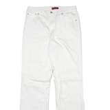 TEDDY'S Womens Trousers White Regular Bootcut W28 L30