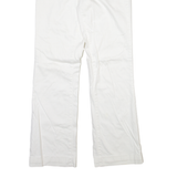 TEDDY'S Womens Trousers White Regular Bootcut W28 L30